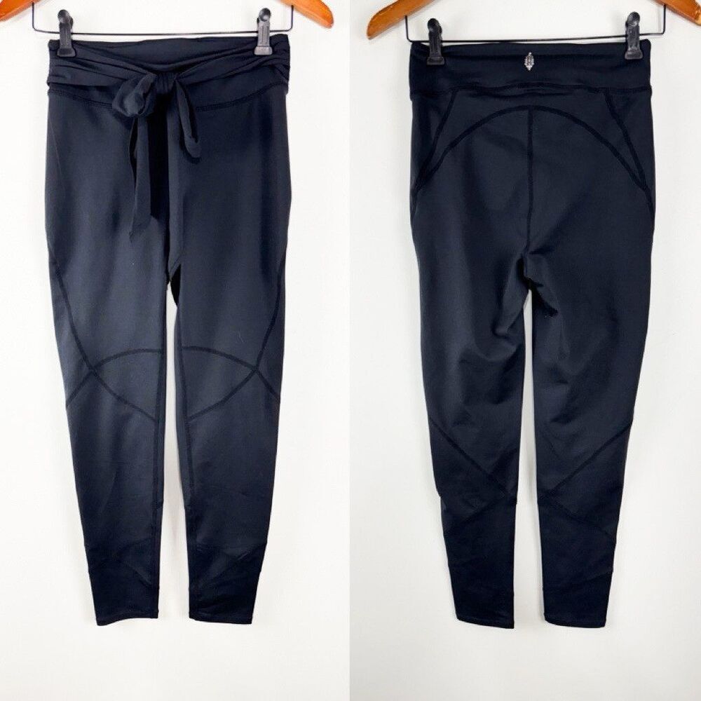 Free People Movement High Bar Legging Washed Black Size Small Yoga